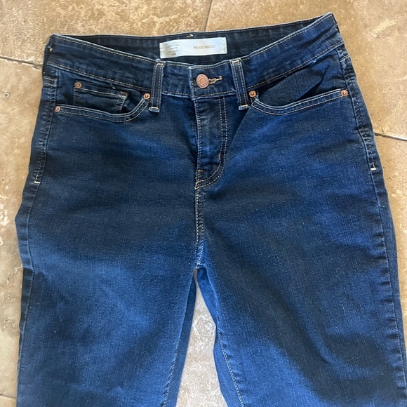 Levi Strauss signature mid rise boot cut jeans size 6 long waist 28 length 34 - Picture 5 of 11